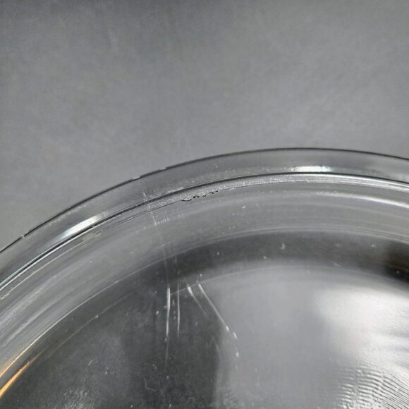 Vintage Glasbake Ovenware Yellow Daisy Casserole 514 Lid Brass Warming Stand Lid - Picture 10 of 16